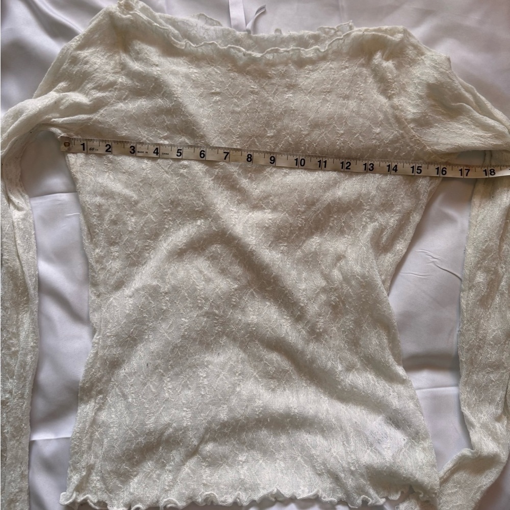 Out From Under Libby Sheer Long Sleeve Lace Top - Picture 6 of 11